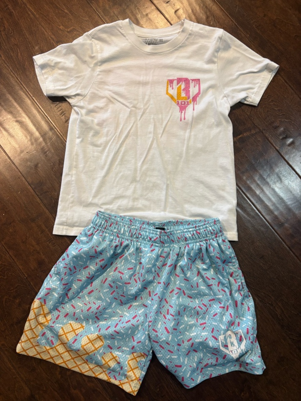 YM Baseball Lifestyle 101 blue ice cream set
